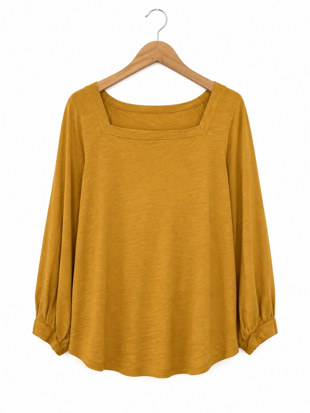 Anthropologie Akemi + Kin Puff Sleeve Mustard Blouse Women’s Size XS Boho